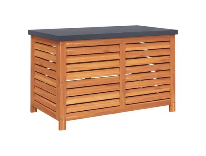 vidaXL Boîte de rangement de jardin 60x50x55 cm bois d'eucalyptus