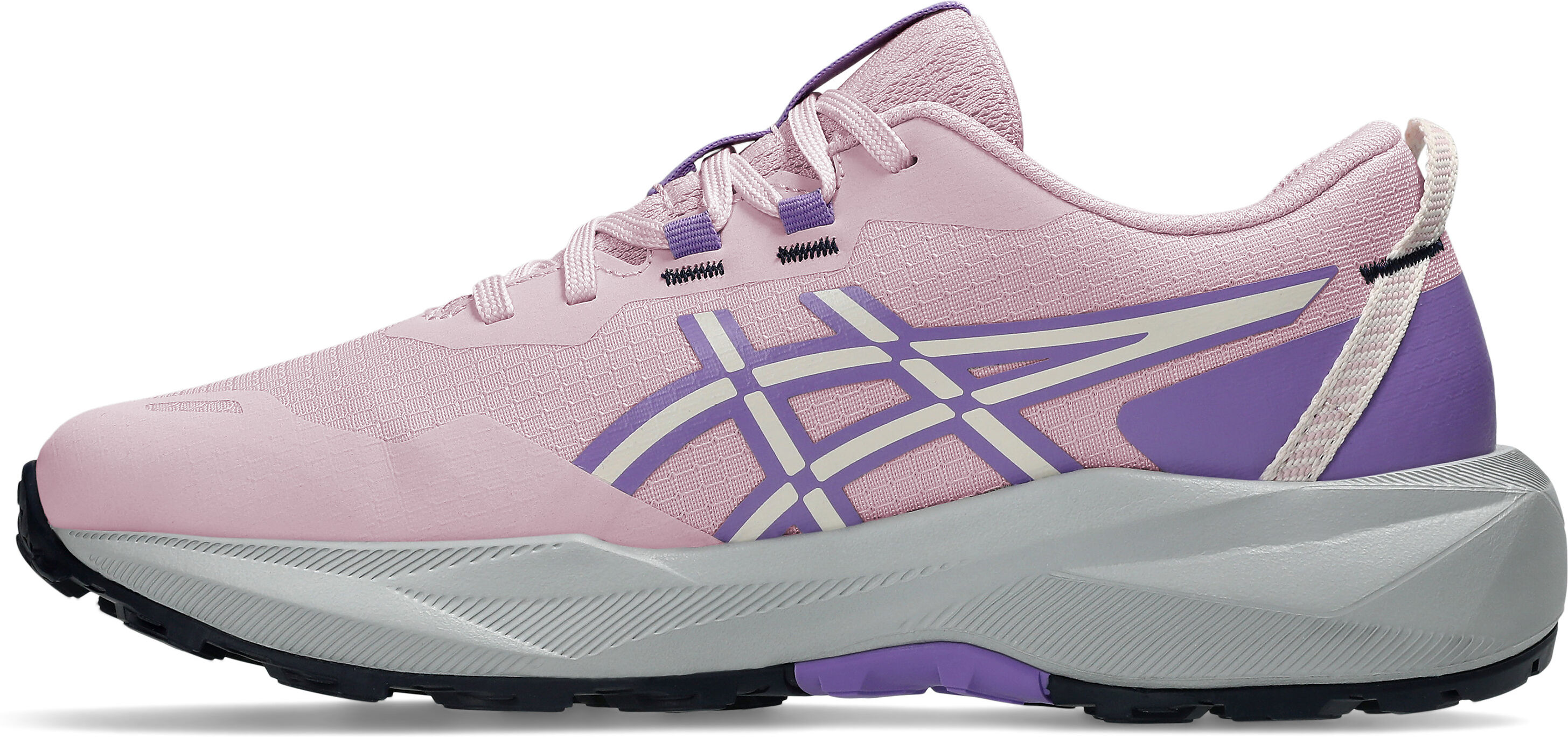Trailrunningschuh ASICS "PRE-VENTURE 11 GS", Jungen, Gr. 37, rosa (barely rose, faded plum), Synthetik, Schuhe Trailrunningschuh, für Kinder & Jugendliche barely rose, faded plum 37