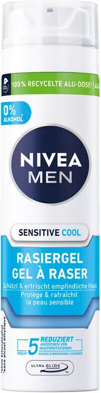 Nivea - Men Sensitive Cool Rasiergel, 200 ml