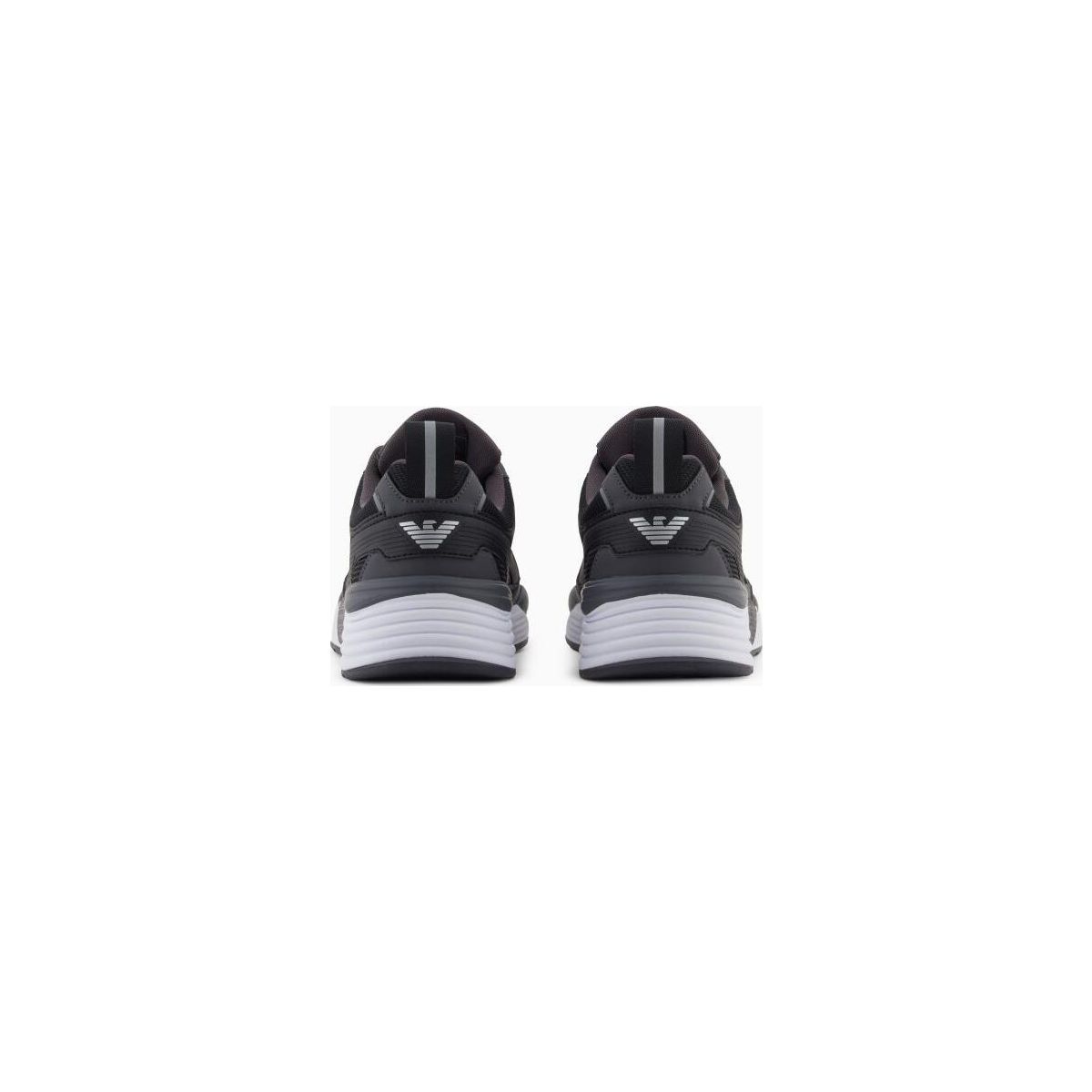 EA7 Sneaker ACE Runner NEW black+asphalt+silver (MZ234) 10 7X000308 AF18447-MZ234-10