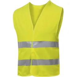 Gebol, Warnweste, Warnschutzweste XL EN ISO20471 - Reflektorweste mit Reflexstreifen, gelb (XL)