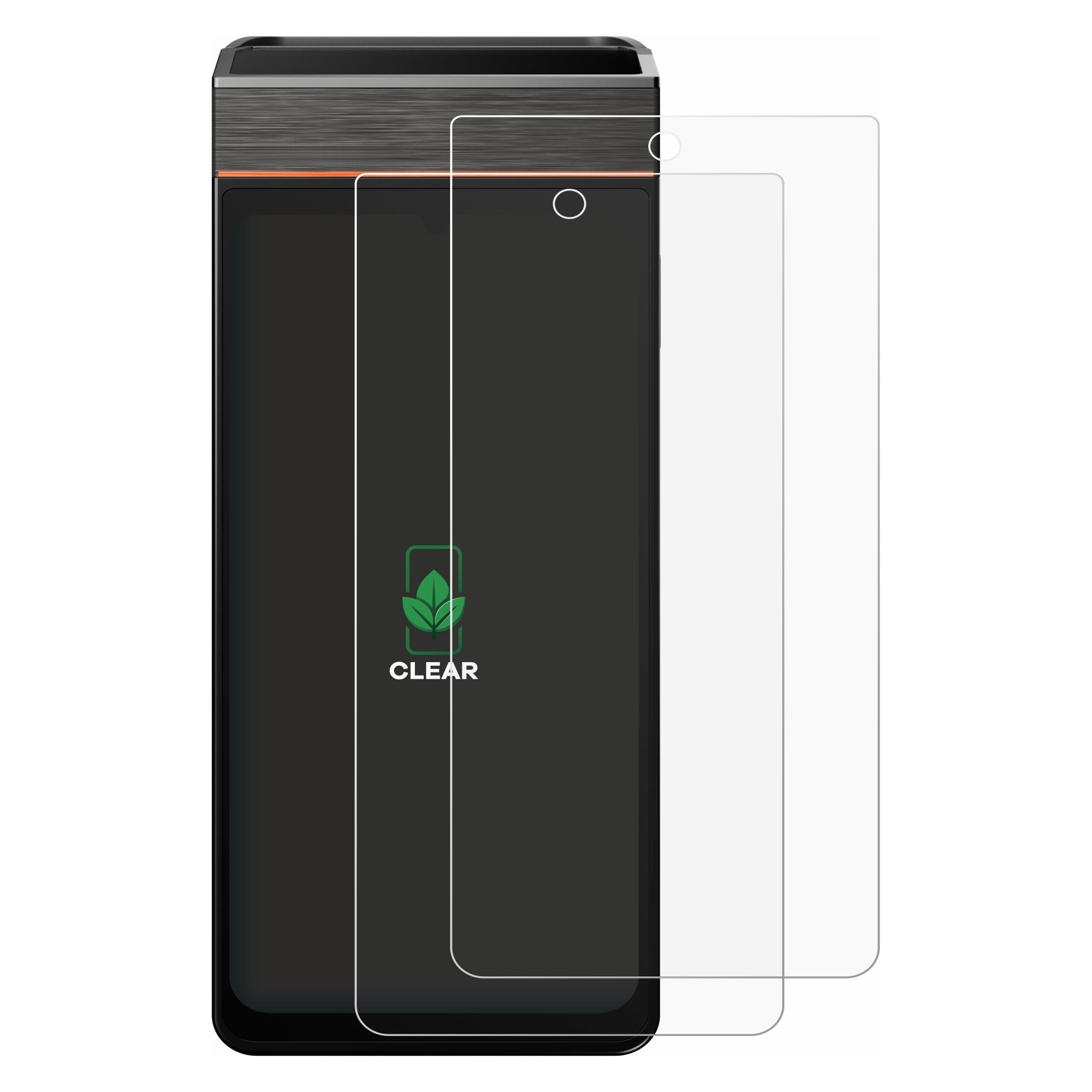 ScreenLeaf Schutzfolie für Sunmi V3e Displayschutz Display Schutz Folie Klar Transparent (6163947)