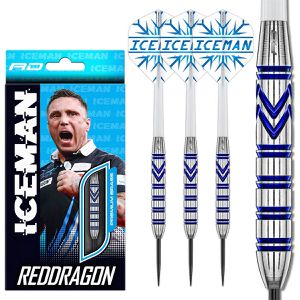 Red-Dragon Dartpfeile Gerwyn Iceman Price Brass Steeldarts, mit Metallspitze, 21 g, 3 Stück