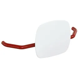 Hewi 801 Rückenstütze 801.51.907133 Wandabstand 230mm, Lehne signalweiß, rubinrot