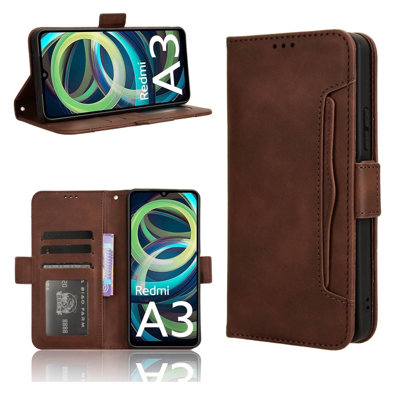 Cover-Discount Xiaomi Redmi A3 - Etui viele Kartenfächer (Xiaomi Redmi A3) (52440593)