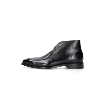 Schnürboots HENRY STEVENS "Liam NGB", Herren, Gr. 43, schwarz, Newcastle, Schuhe Schnürboots, Herren Halbschuh Schnürboots hangefertigt, Lederschuh