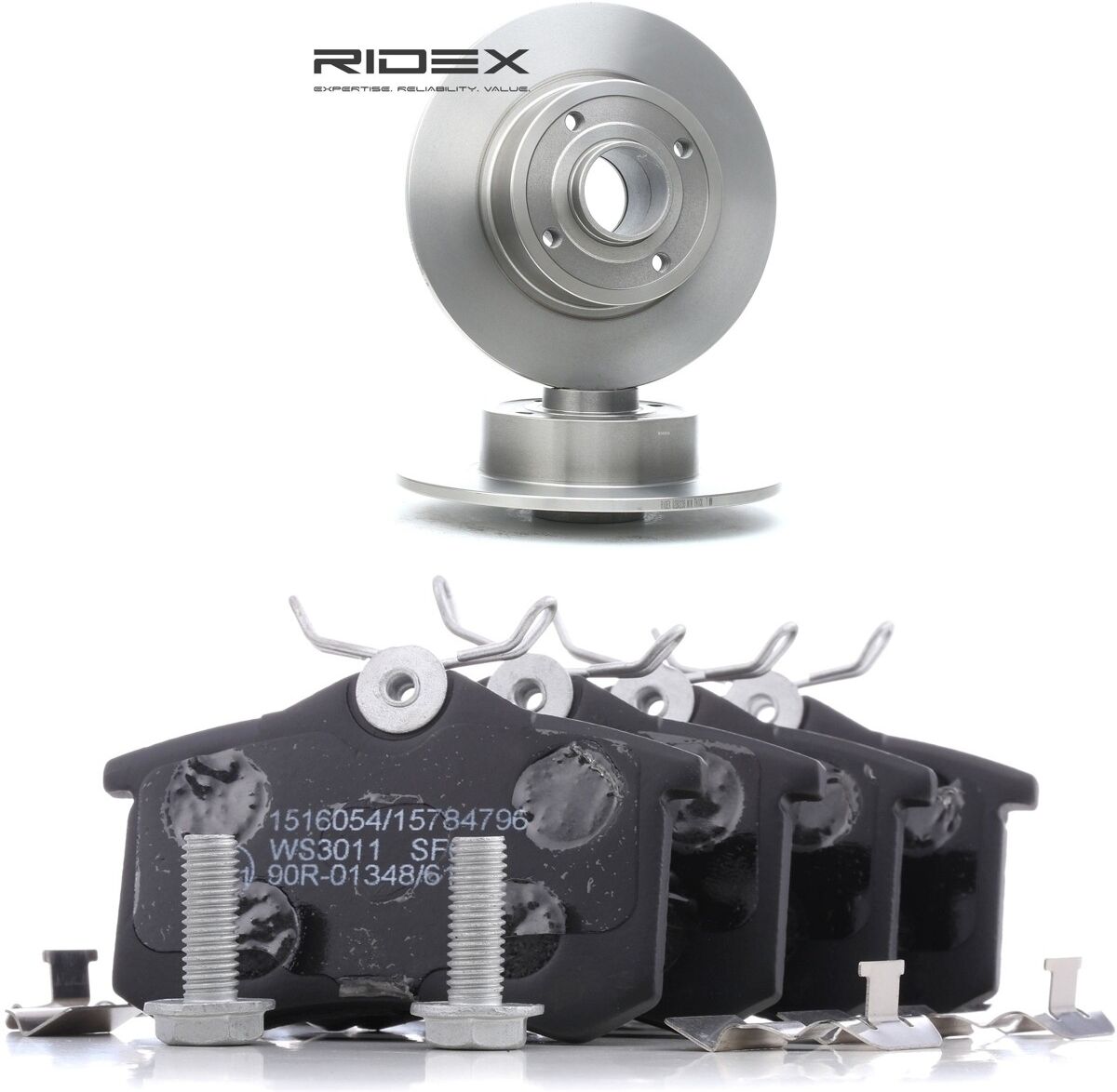 RIDEX 3405B3393 Bremsscheiben und -beläge