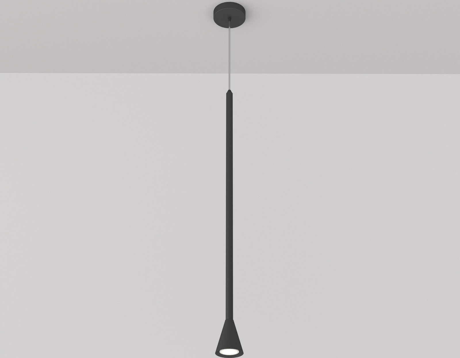 Maytoni ARROW hanglamp, zwart metaal, dimbaar, GU10, 40W