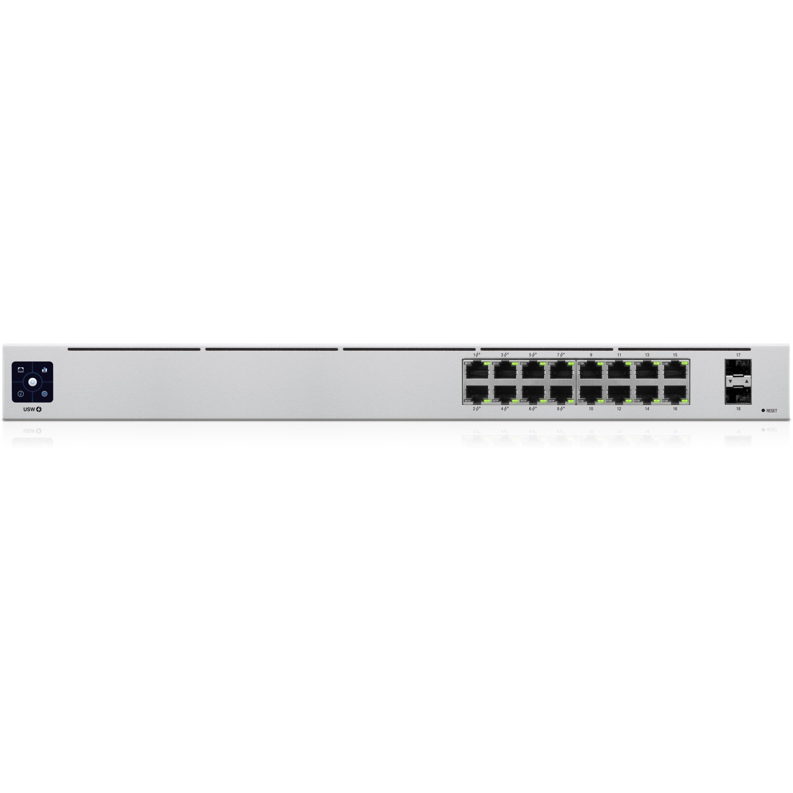 Ubiquiti UniFi 16-Port PoE Managed L2/L3 Gigabit Ethernet Switch, Zilver