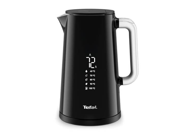 Tefal - Bouilloire Smart'n Light Noire - Écran digital - 1\,7 L Bouilloire électrique température règlable pour thés et infusions - Écran digital - Maintien au chaud - Double paroi isolante