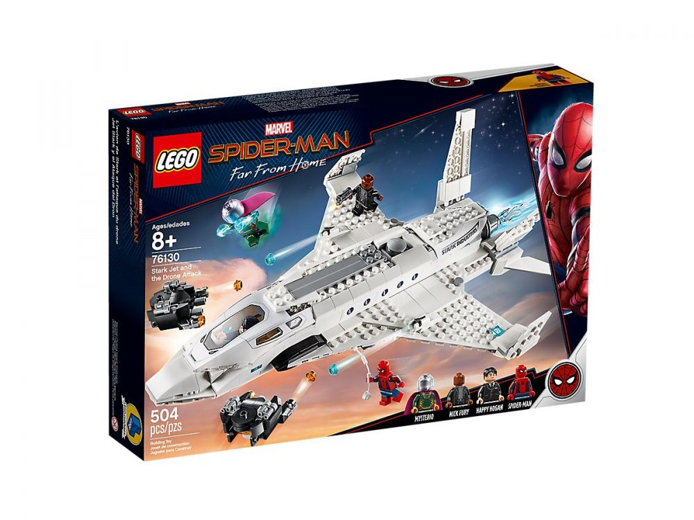 LEGO Marvel Superhelden Stark's Jet en de Drone-aanval 76130