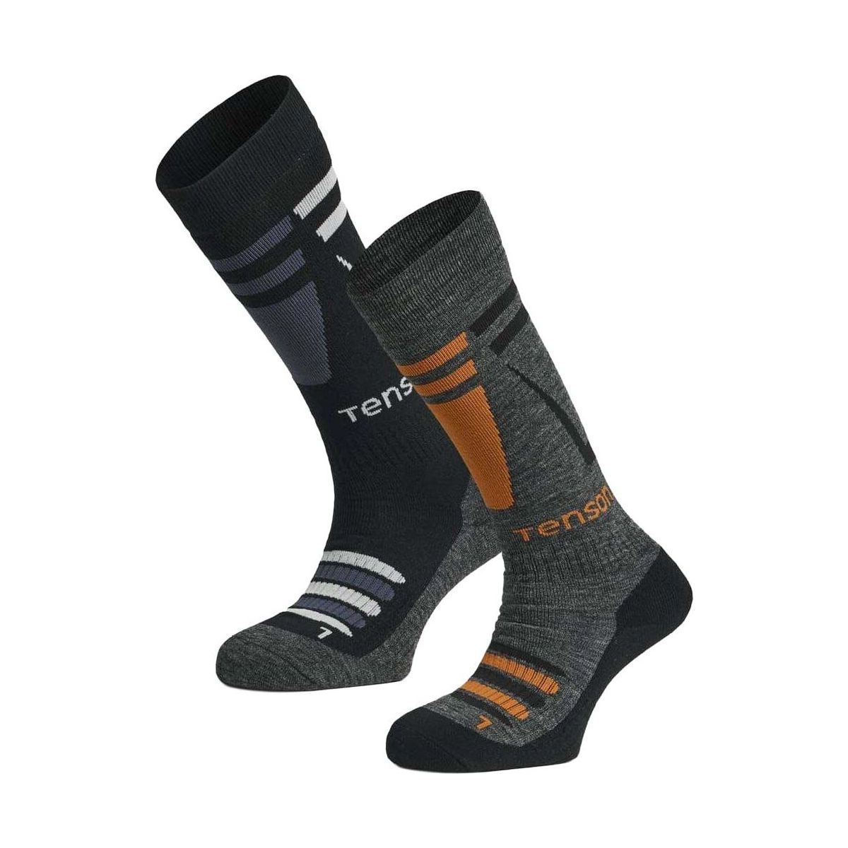 Tenson Core Ski Sock 2-Pack Unisex dark orange (253) 40/42 465017866-253-40