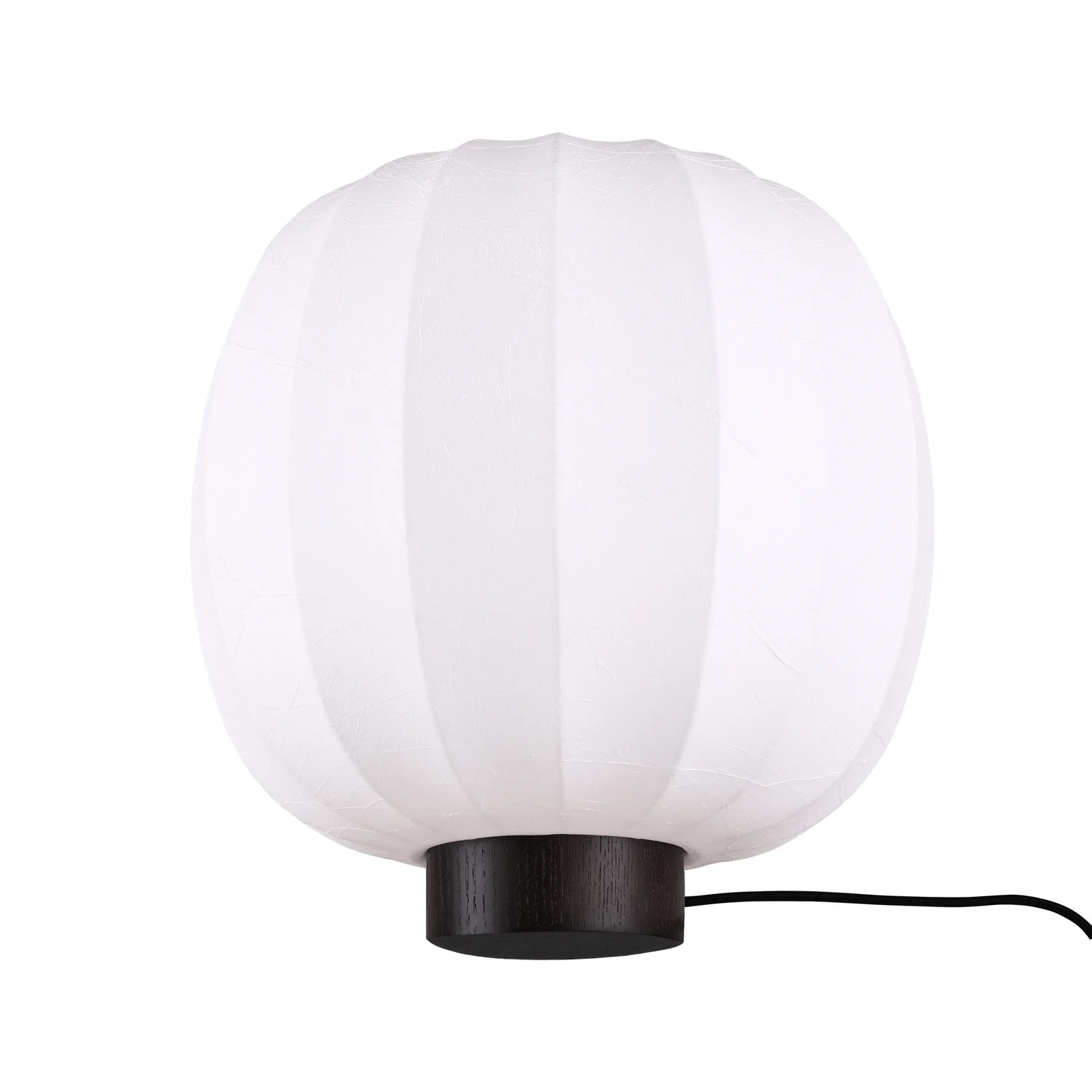 Watt & Veke Lunari tafellamp White-donker essen, Ø30x32 cm