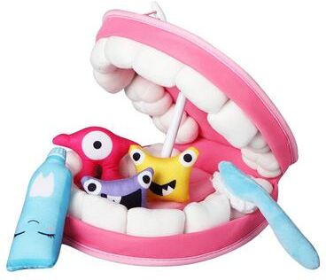 Smart Shopping Spot Plush Toy Tooth Model Set For Young Children, Cartoon Toothbrush, Learning To Brush Teeth Game Plush Toy Tooth Model Set For Young Children, Cartoon Toothbrush, Learning To Brush Teeth Game