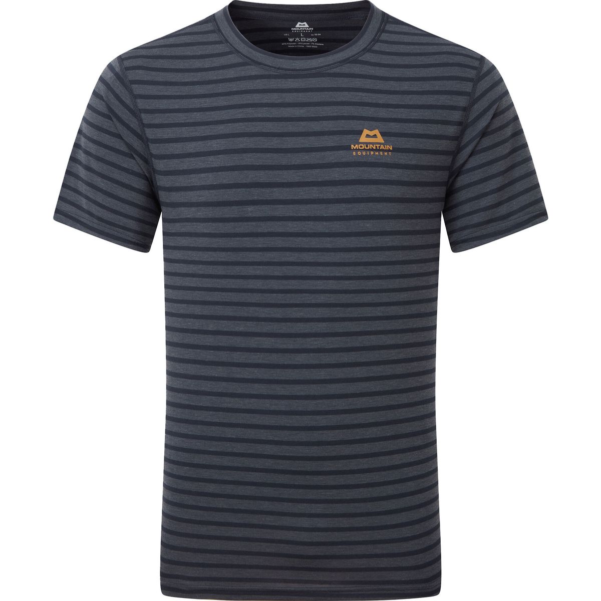 Mountain Equipment Groundup Mens Tee cosmos stripe (Me-01438) L ME-007390-Me-01438-L