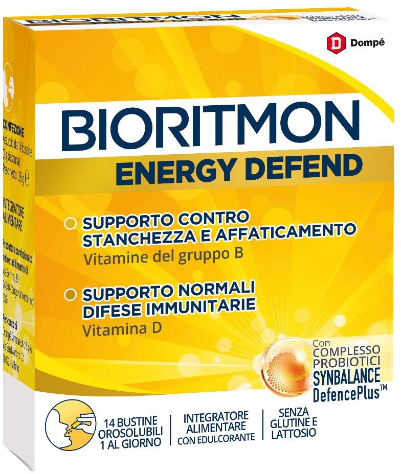 DOMPE' FARMACEUTICI SpA Bioritmon Energy Defend, 14 bustine