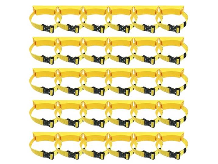 An der Wand montierter Flaschenhalter(Yellow,30pack)