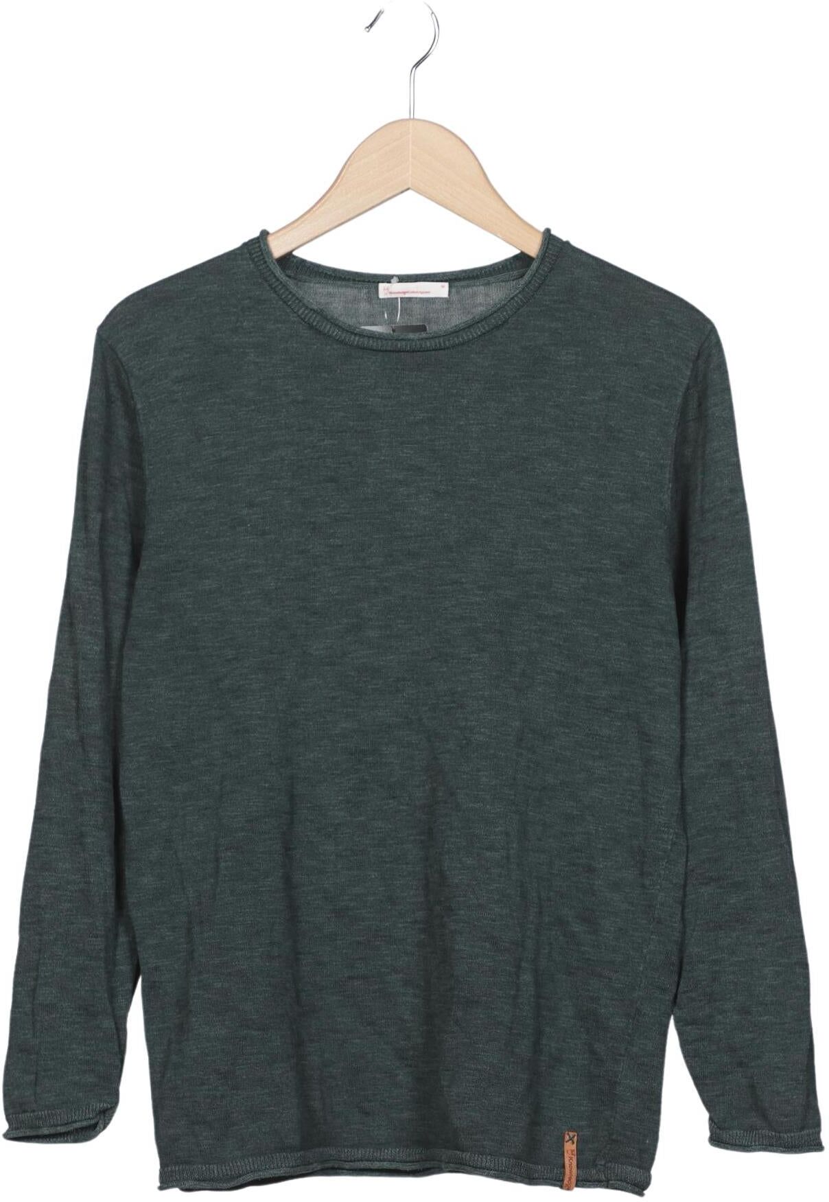 Knowledge Cotton Apparel Herren Pullover, Grün, Gr. M, Baumwolle - Second Hand