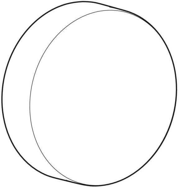 Geberit 245430111 mit Drehbetätigung, weiß