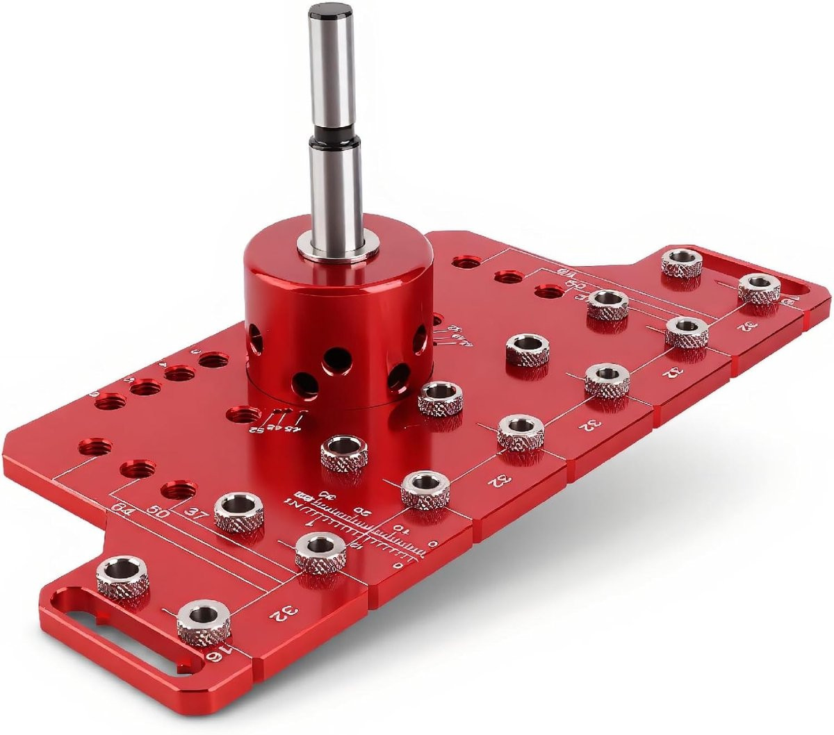 Aluminium Boorhulp voor Plankpinnen - Metalen Kast Hardware en DIY Gereedschap voor Houtbewerking