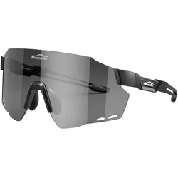 Magicshine, Unisex, Sportbrille, Windbreaker WB001 (Schwarz, Getönt), Schwarz