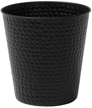 happimess Axel Modern Minimalist Hammered Steel 2-Gallon Wastebasket