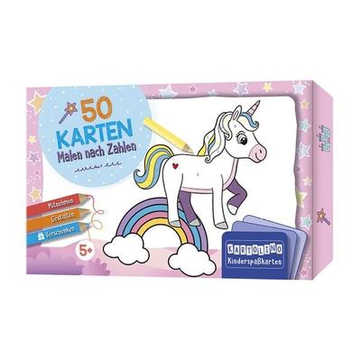 50 Karten Malen nach Zahlen - Regenbogenwelt, Sonstige von , Circon Verlag GmbH, 978-3-7901-0094-5