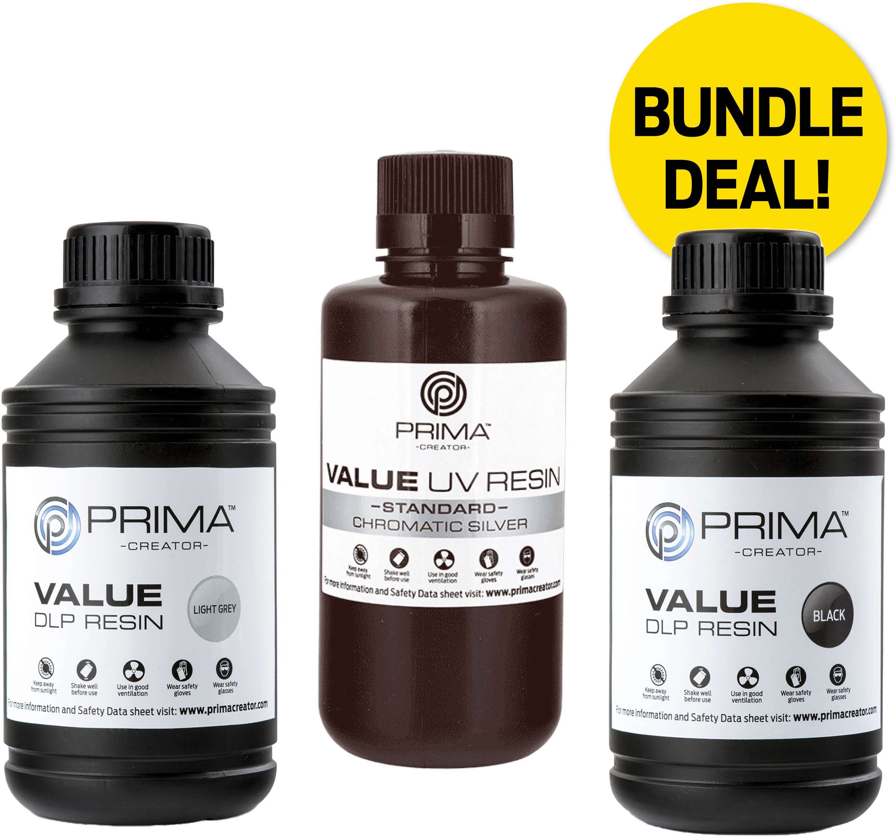 PrimaCreator Value UV / DLP Resin - Paketerbjudande