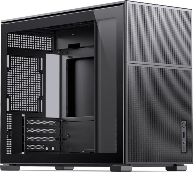 Jonsbo D31 MESH Micro-ATX Gehäuse, Tempered Glass - schwarz
