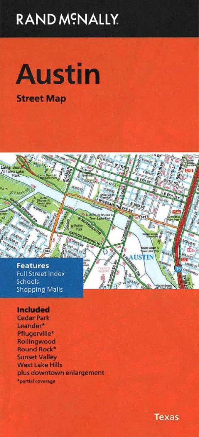 Austin, Georgetown et Round Rock, Texas   Rand McNally