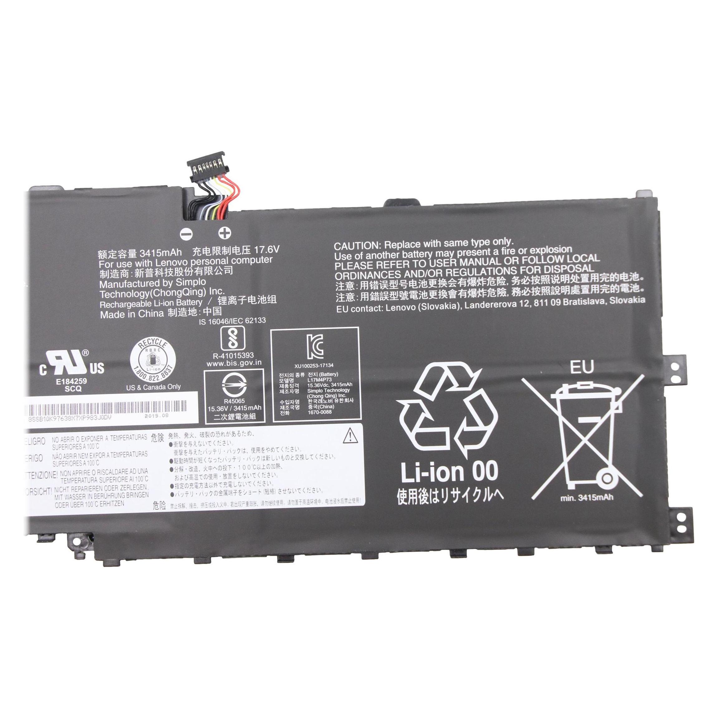 Lenovo Battery Pack LI CELXPERT (4 Zellen, 3520 mAh) (W125841171)