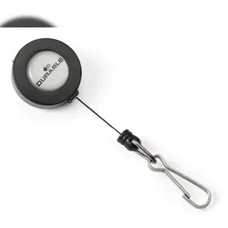 Durable 8221 58 Ausweishalter Jojo mit Karabinerhaken - Aufrollmechanik, ca. 80 cm, anthrazit