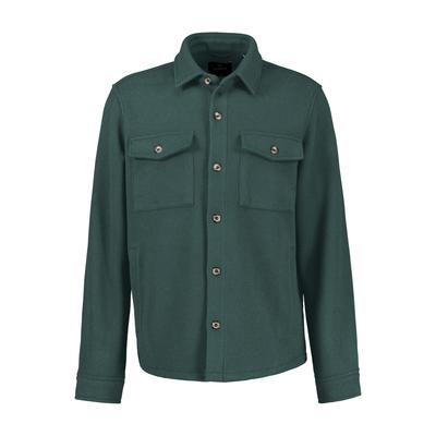 Hemdjacke LERROS "Robuste und pflegeleichte Hemdjacke in großen Größen", Herren, Gr. 5XL, grün (cedar grün), 100% Polyester, Jacken