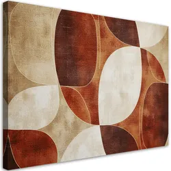 LEINWANDBILD Beige Vintage Abstraktion 90x60cm