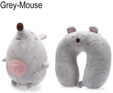 Inspire Essentials Cartoon U Shaped Travel Neck Pillow Soft Plush Support Pillow 3