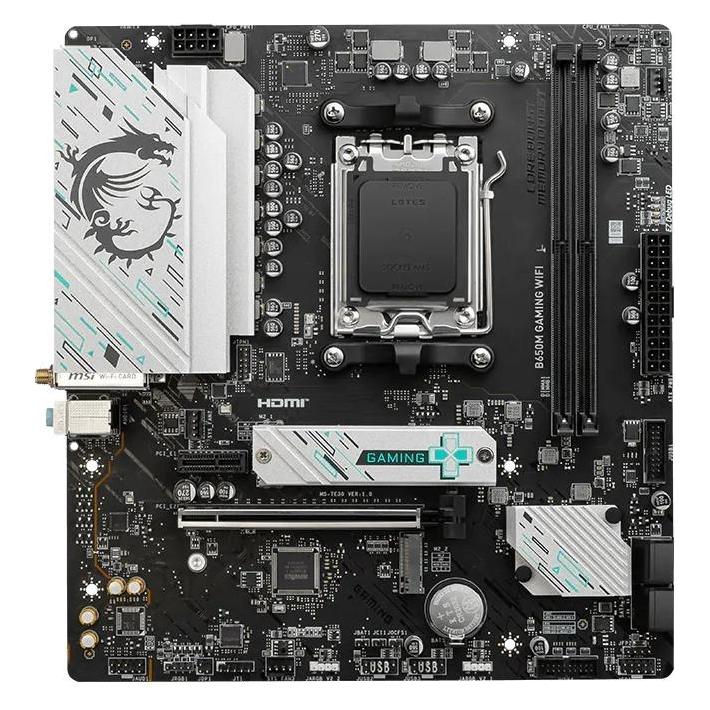 MSI MB Sc AM5 B650 GAMING WIFI, AMD B650, 2xDDR5, WiFi, 1xHDMI, 1xDP, mATX (AM5, AMD B650, mATX) (B650M GAMING WIFI)