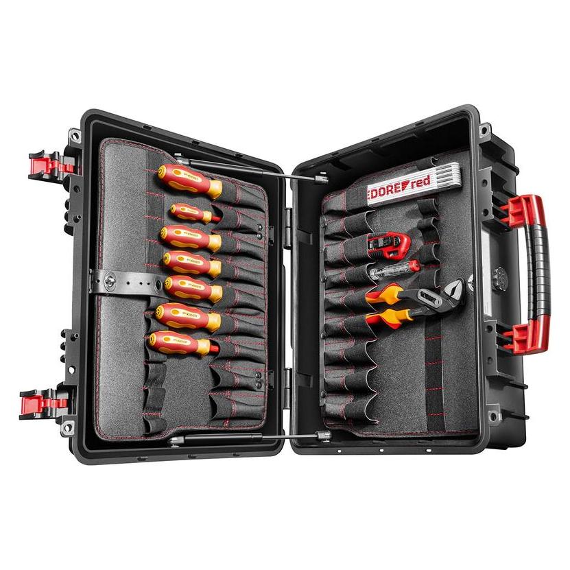 Gedore Werkzeugkoffer Elektriker-R21652089 88-tlg. RED (88 Teile) (3301643)