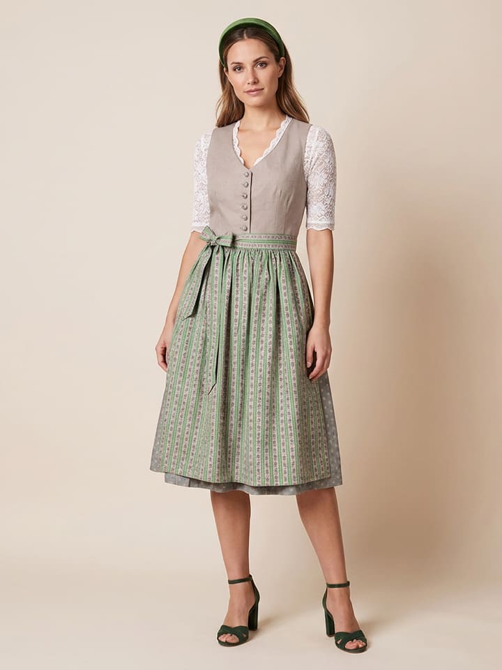 Almsach Dirndl in Grau - 42