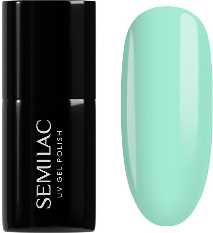 Semilac UV Hybrid Inner Glow gel nail polish shade 972 Mint To Be 7 ml