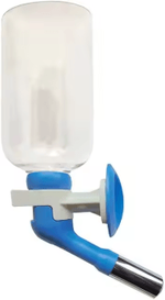 Inspire Picks No Drip Dog Water Dispenser Bottle For Kennels & Pet Cages blue 150ml