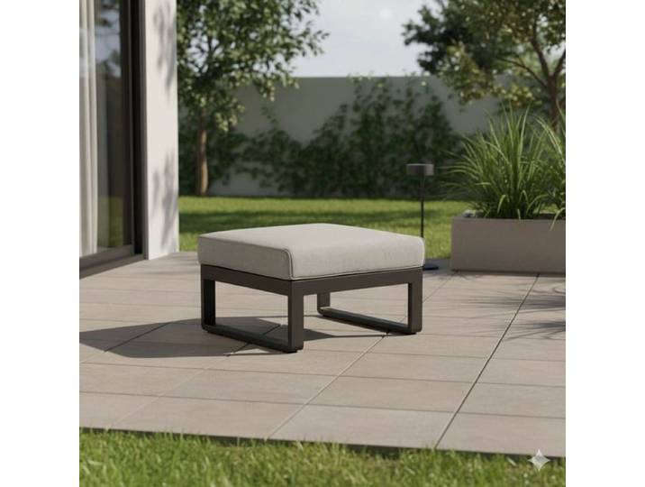 Zebra Fly Loungehocker Aluminium/Olefin