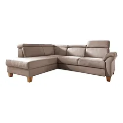 sit & more Ecksofa Arngast Stoff Grau Steel