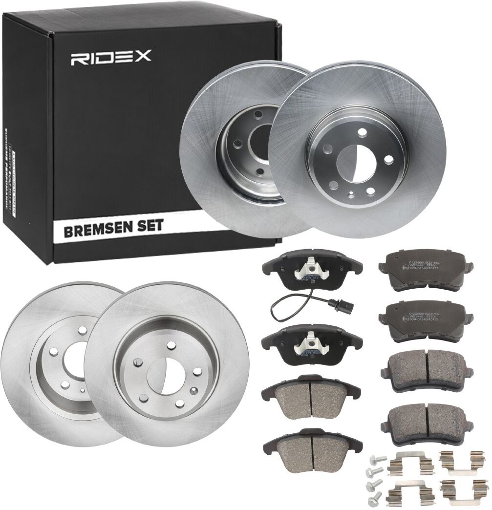 RIDEX 3405B0460 Bremsscheiben und -beläge