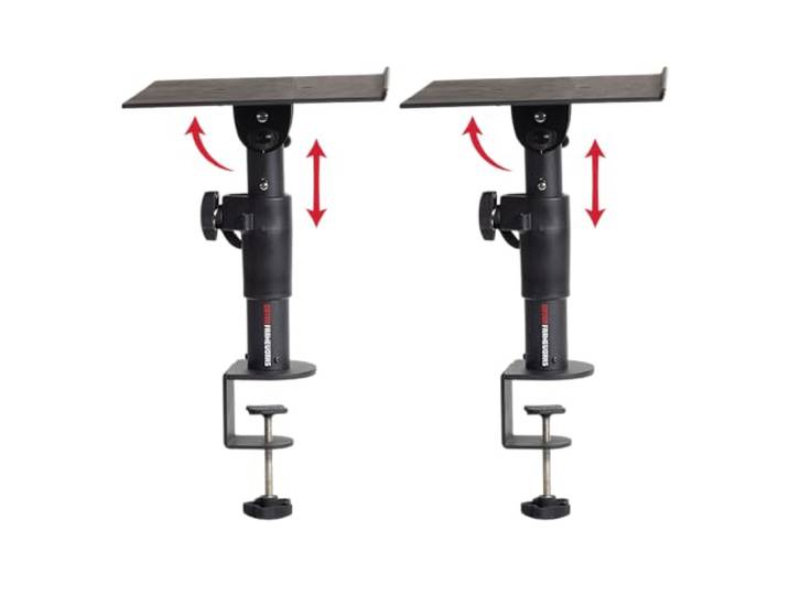 Gator Frameworks Desktop Clamp-On Studio Monitor en Speaker Stand - Set van 2 (GFWSPKSTMNDSKCMP)