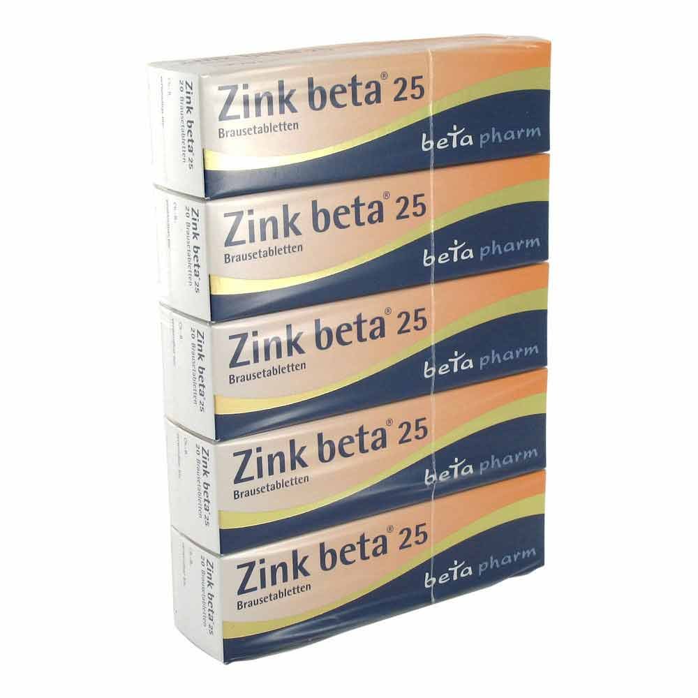 betapharm Arzneimittel GmbH Zink beta 25 08653486
