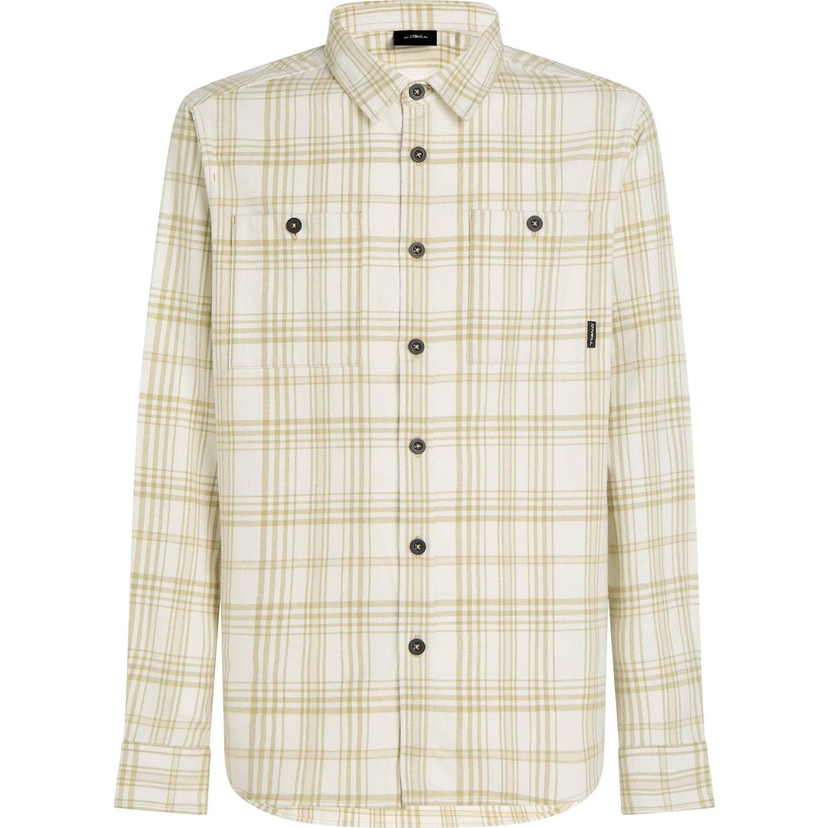 O'Neill Must-have Flannel Shirt beige big check plaid (37567) S 2650061-37567-S