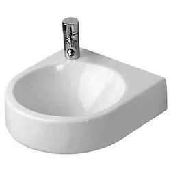 Duravit  Architec Handwaschbecken 0766350009 weiss, ohne Überlauf, Hahnloch links