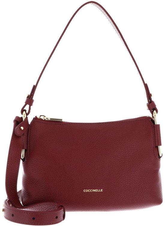 Coccinelle Rebekka Crossbody-Tasche, Leder, 1.18 l, Farbe Ribes, 360 g