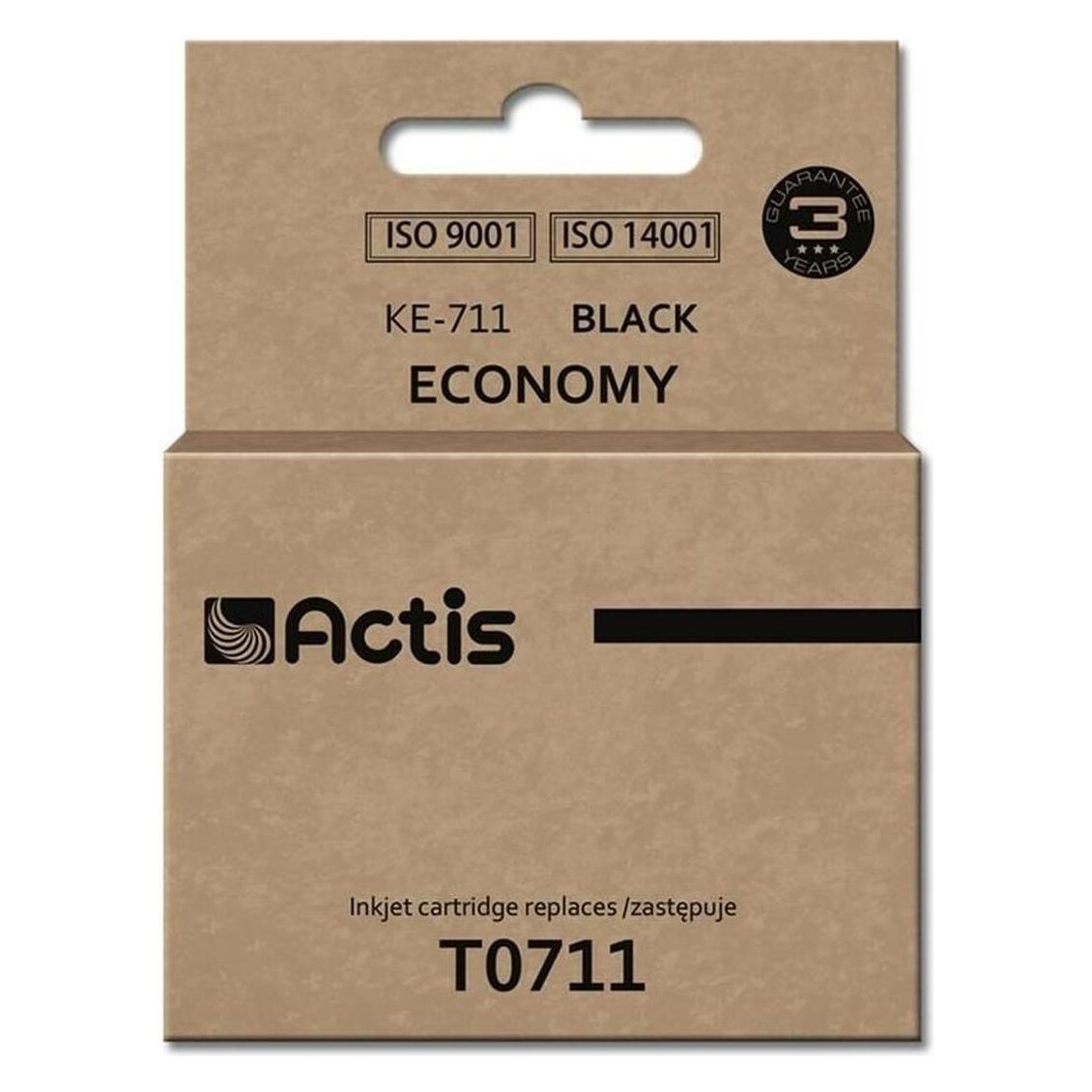 Factis KE-711  - Tinte auf Farbstoffbasis - Schwarz - Epson - Einzelpackung (BK) (KE-711)