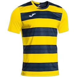 Joma, Herren, Sportshirt, Europa Kurzarm T-Shirt (S), Blau, Gelb